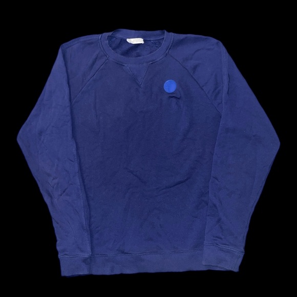 2017 Versace Half Medusa Logo Royal Blue Sweatshirt - Picture 1 of 7